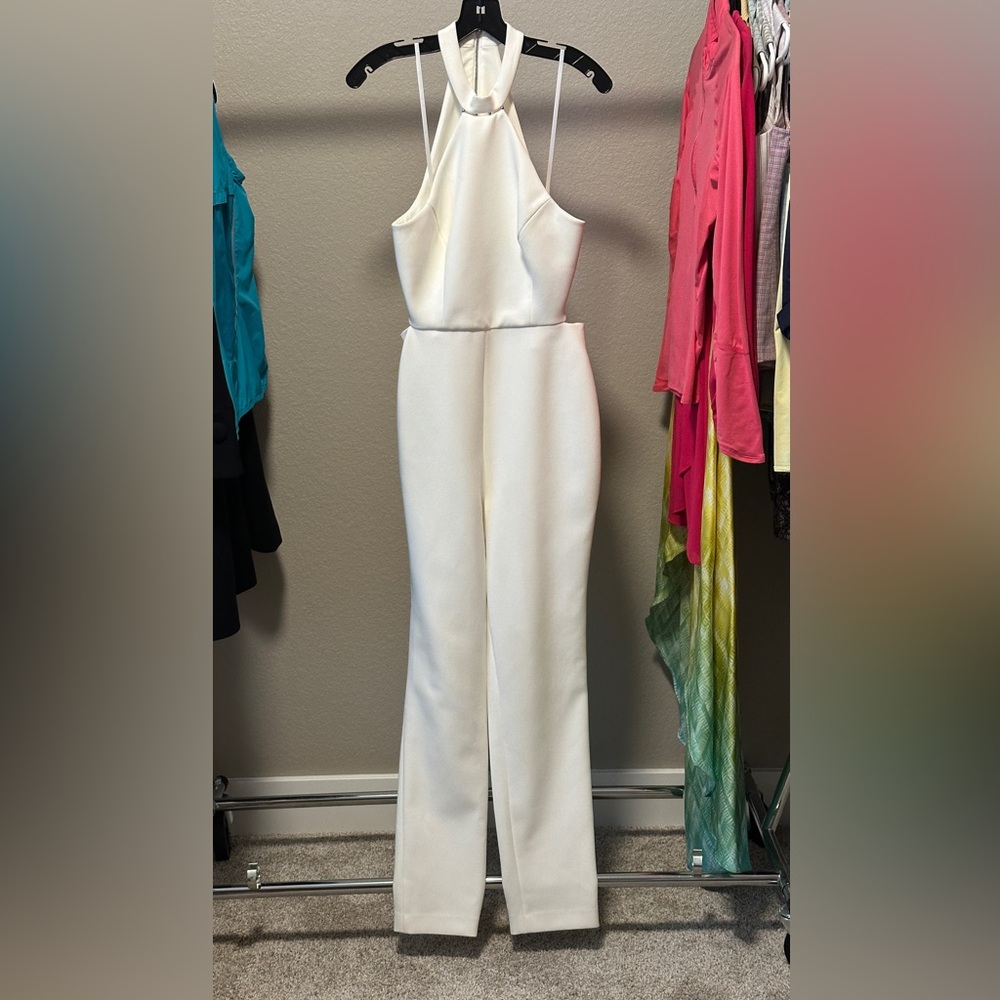 NWT BCBGMAXAZRIA | Size: 4 | Sleeveless Off White Jumpsuit |